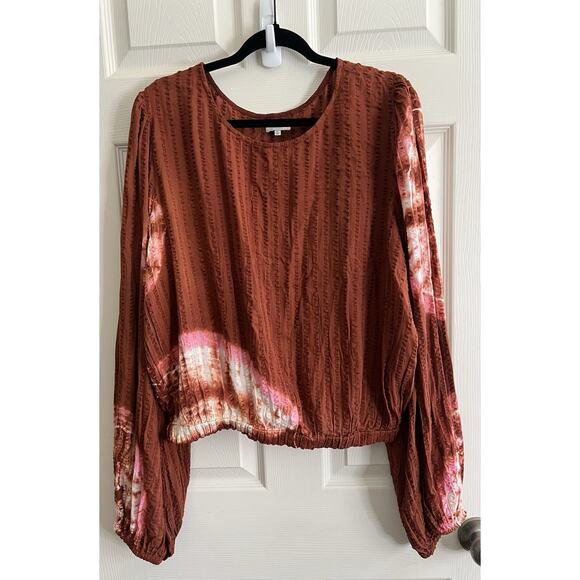 THE ODELLS ANTHROPOLOGIE Tie Dye Serena Top Lidia Maxi Skirt 2 Piece Set Sz XL - Picture 4 of 15